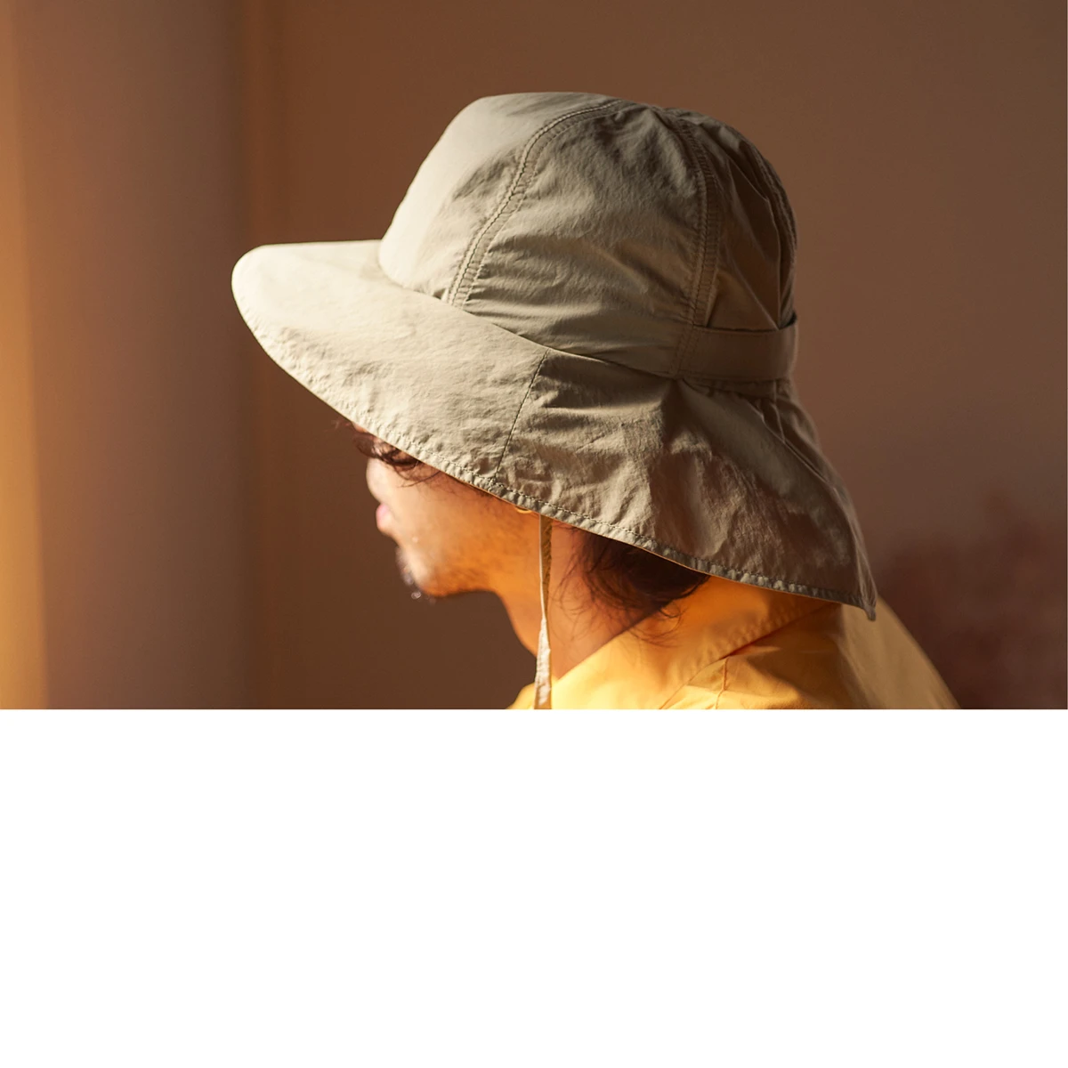 Nylon Belted Visor Hat