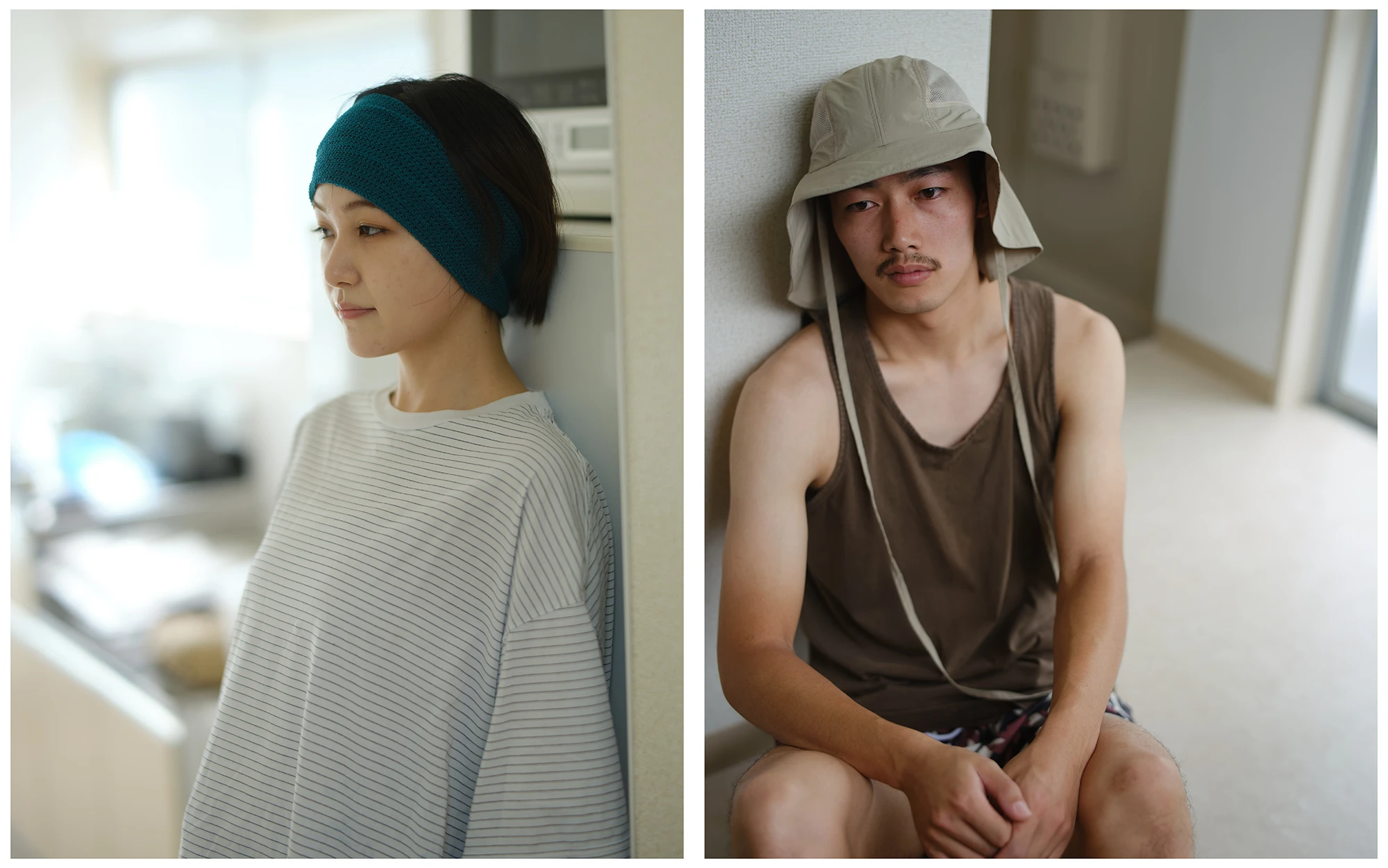 Glimmering Hairband / Nylon Mesh Visor Hat